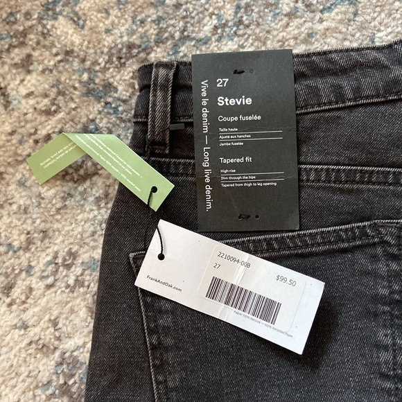 Frank and oak Stevie slim jeans - black - Picture 3 of 4